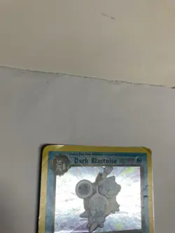 Pokemon Dark Blastoise 4/110 Legendary Collection Holo Damaged - Image 4