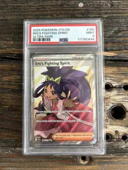 Pokemon TCG Iris's Fighting Spirit 180/159 Journey Together Ultra Rare PSA 9 - Image 1