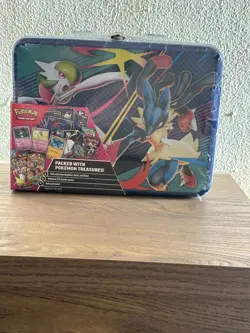 Pokemon TCG - Collector Chest Mega Gardevoir & Mega Lucario SEALED - In Hand - Image 1