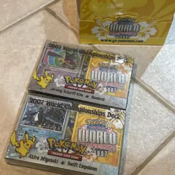 2007 World Championship Pokemon Rambolt & Swift Empoleon Decks SEALED Akira - Image 1