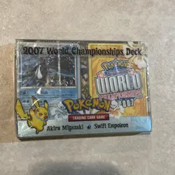 2007 World Championship Pokemon Rambolt & Swift Empoleon Decks SEALED Akira - Image 2