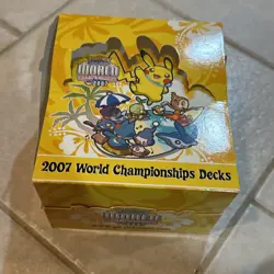 2007 World Championship Pokemon Rambolt & Swift Empoleon Decks SEALED Akira - Image 5