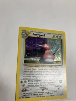 Pokemon TCG Porygon2 12/64 Neo Revelation Unlimited Holo Rare LP w/Holo Swirl - Image 4