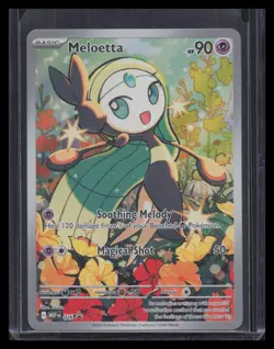 Meloetta MEP 026 Illustration Rare Black Star Promo Pokemon Mega Evolution NM - Image 1