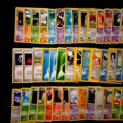 60x Pokemon Karten teiw. WOTC Vintage Sammlung gemischt div Set TCG no Holo /T68 - Image 3