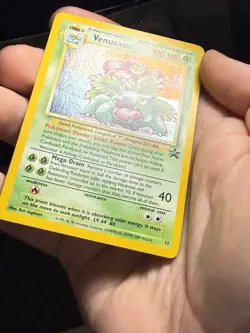 Pokemon TCG WOTC Promos Venasaur #13 Meowth #10 Black Star Promo - Image 3