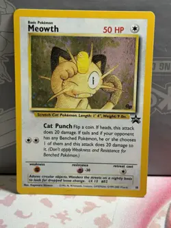 Pokemon TCG WOTC Promos Venasaur #13 Meowth #10 Black Star Promo - Image 4