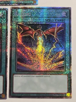 Raigeki (Alt Art) MP25-EN015 x3 Starlight Rare Yugioh 1st Edition 2025 Mega-Pack - Image 4