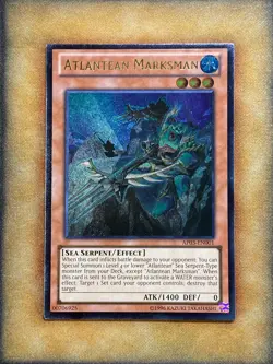 Yugioh Atlantean Marksman AP03-EN001 Ultimate Rare NM - Image 1