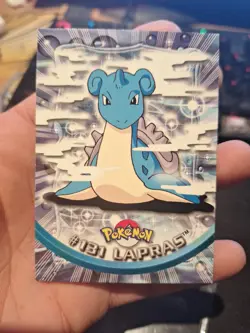 Pokemon Topps Lapras #131 Non-Holo Vintage 1999 TV Animation Card - Image 1