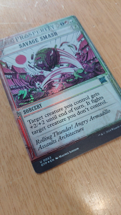 Savage Smash 0053 OTP Foil Magic the Gathering card - Image 1