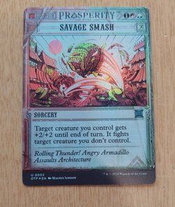 Savage Smash 0053 OTP Foil Magic the Gathering card - Image 2