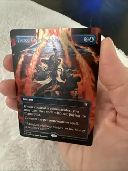 MTG Card Fierce Guardianship (Borderless) Commander Masters Foil 694 - Image 4