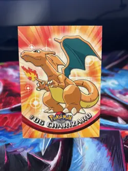 Topps Pokemon Charizard #06 TV Animation Edition Non Foil Card - Blue Logo - LP - Image 1