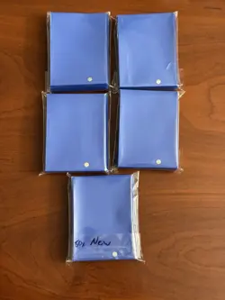 250 Ultra Pro Matte Standard Card Sleeves Blue (50 New & 200 Used) - Image 1
