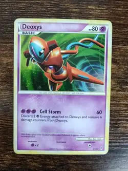 Deoxys 2011 Call of Legends 2/95 Holo Pokemon Card - Image 2