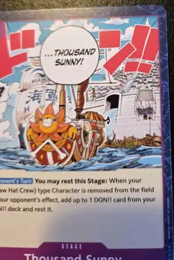 Thousand Sunny OP09-080 Common Emperors In The New World One Piece Card Game - Image 3