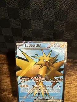 Pokemon TCG Zapdos EX 192/165 Scarlet & Violet 151 Ultra Rare Card - Image 2