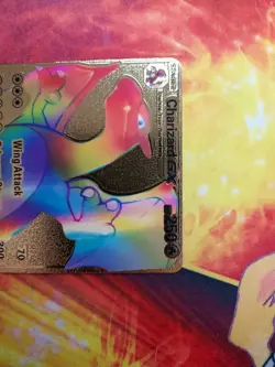 RARE Charizard GX RAINBOW Gold Foil Pokemon Card 150/147 2020 Nintendo NM🤩 - Image 2