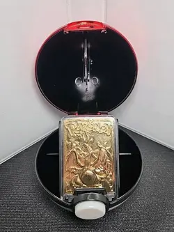 1999 Pokemon Burger King 23K Gold-Plated Charizard Card Poke Ball (No Box/Cert.) - Image 1