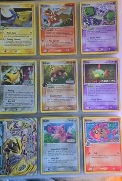 Pokemon Collection Binder Of 72 Cards Various Sets, Years, And Card Conditions - Image 2