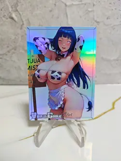 Hinata Trading Card Waifu Goddess Story Anime Girl holo Karte Manga Full Art - Image 1