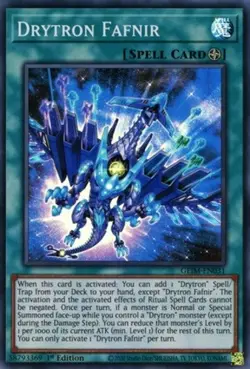 Drytron Fafnir - GEIM-EN031 - Super Rare - 1st Edition Near Mint Yugioh! Card - Image 1