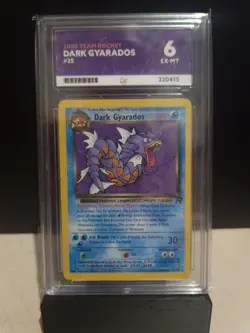 Dark Gyarados ACE 6 Pokemon Card 25/82 Team Rocket Rare Non Holo - Image 1