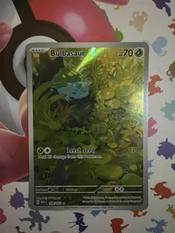 Bulbasaur Holo Card 166/165 Scarlet & Violet 151 Series Near Mint/Mint Condition - Image 1