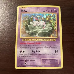 Mew 53/108 XY Evolutions NM Holo Foil Rare Pokemon Card LP - Image 1