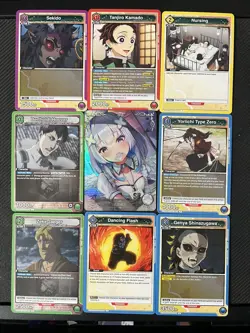 1 Sexy Anime Waifu Cards and 8 Union Arena cards - Image 1