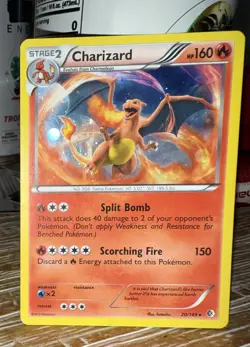 Pokemon TCG Charizard Holo Rare Card Boundaries Crossed 20/149 - Image 1