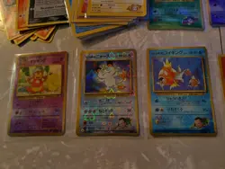 Pokemon Pocket Monsters Holo Prism Japanese Vending Sticker & card Lot charizard - Image 2