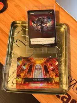 Riftbound TFT Paris Promo Card Autel d'unite/Alter to Unity + Buff Riot Promo - Image 1