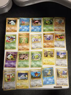 70+ Japanese Pokemon Vintage Card Lot Old Back Neo Genesis Neo Discovery - Image 2