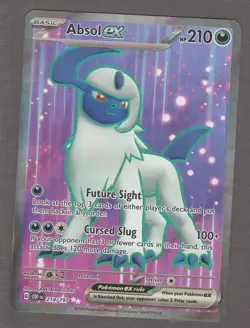 Absol ex 214/197 Obsidian Flames Full Art Ultra Rare Holo Pokemon Card NM - Image 1