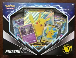 Pokemon Pikachu V Box Trading Cards 820650851179 - Image 1