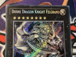 Yu-gi-oh! card Divine Dragon Knight Felgrand MP14-EN166 Secret Rare 1st Edition - Image 2