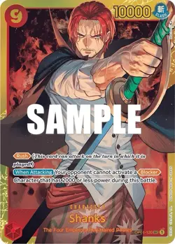 Shanks SEC OP01-120 One Piece Card Game TCG - Image 1