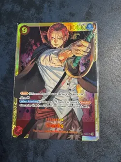 OP01-120 Shanks SEC One Piece Card Game ccg - Image 1