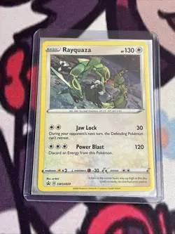 Rayquaza SWSH029 SWSH: Sword & Shield Promo Cards Holo SWIRL NM - Image 1