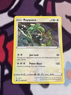 Rayquaza SWSH029 SWSH: Sword & Shield Promo Cards Holo SWIRL NM - Image 2