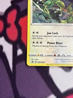 Rayquaza SWSH029 SWSH: Sword & Shield Promo Cards Holo SWIRL NM - Image 5