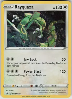 Pokemon Rayquaza - Promo SWSH: Sword & Shield Promo Cards SWSH029 NM - Image 1