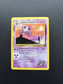 Pokemon Card Gym Challenge Sabrina's Haunter 55/132 WOTC NM! - Image 1