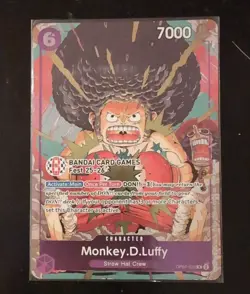 Monkey.D.Luffy (BANDAI Card Games Fest 25-26) - One Piece Promo - Afro Luffy NM - Image 1
