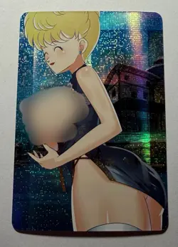 SEXY HEROINE WAIFU Bikini DRAGON BALL Z ACG PRISMATIC HOLOFOIL CARD NM - Image 1