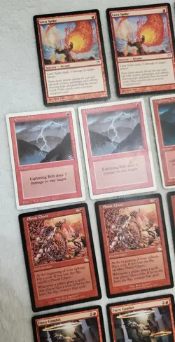 23 Vintage Red MTG Cards Lot - 8 Rare - 8 Uncommon - Magic The Gathering - Image 2