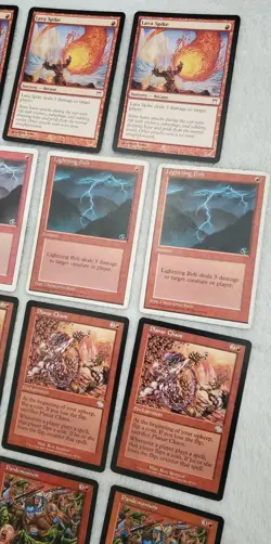 23 Vintage Red MTG Cards Lot - 8 Rare - 8 Uncommon - Magic The Gathering - Image 3