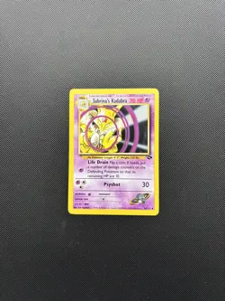 Pokemon Card Gym Challenge Sabrina's Kadabra 58/132 WOTC NM! - Image 3